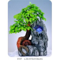 树脂假山流水喷泉，龙池工艺品小摆件6个一箱。