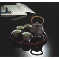 茗器836A（提梁鼎壶）紫砂茶具套装