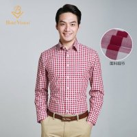 蓝紫色格子衬衫399男士衬衫服装量身定制