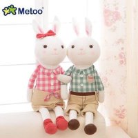 正版metoo 情侣提拉米兔公仔压床娃娃一对兔子毛绒玩具布娃娃结婚礼物