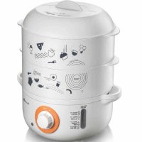 DZG-240PA电蒸锅 电蒸笼 防干烧多功能定时双层煮蛋器