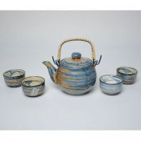 日式和风茶具套装茶具5件套创意家居饰品YGF-ZHKKH-001