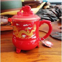 茗器829（红瓷茶尚杯）茶杯套装