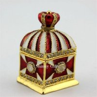 欧式高档金属迷你小皇冠 创意家居摆件合金皇冠饰品盒 婚礼赠品 家居礼品