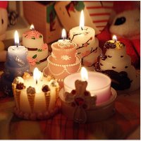 蛋糕蜡烛-桃花