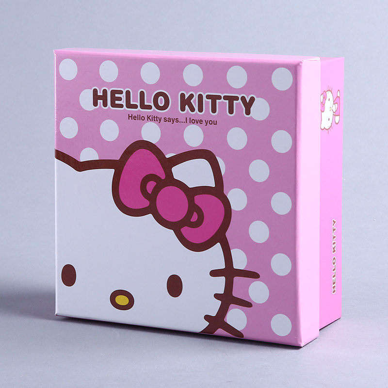 新款HRLLO KITTY造型正方三件套 糖果月饼盒礼品盒礼物盒 定制批发 TQ30484