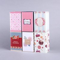 彩色高糖果罐马口铁储物罐 糖果罐子家居装饰储物罐多色可选 下单备注颜色CG