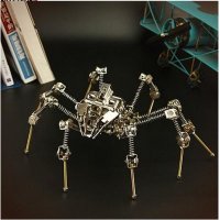 全金属组装机器人模型玩具-黑寡妇