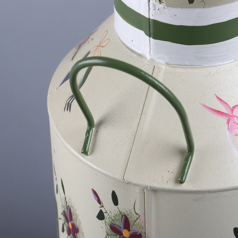 时尚田园风铁艺插花器窄口瓶装饰摆件花瓶FX-040555