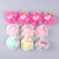 创意时尚童趣布艺爱心造型小发夹边夹 CSMC002