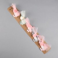 创意时尚儿童发饰 童趣小公主发夹 可爱小兔坐姿装饰发夹边夹 C3718C004