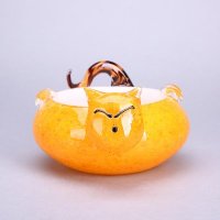 现代家居琉璃装饰品摆件 猫烟缸琉璃装饰摆件 家居工艺家庭装饰琉璃摆件 XSJ90