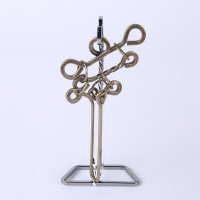 挑战铜解扣 传统益智玩具 成人休闲儿童益智玩具伤脑筋益智玩具 AWE12
