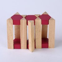 空间 木制精品 成人儿童益智玩具孔明锁鲁班锁 AWE33