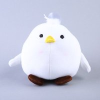 8寸泡沫白鸡公仔 玩具 娃娃 礼品娃娃抓机娃娃汽车公仔 JJ109