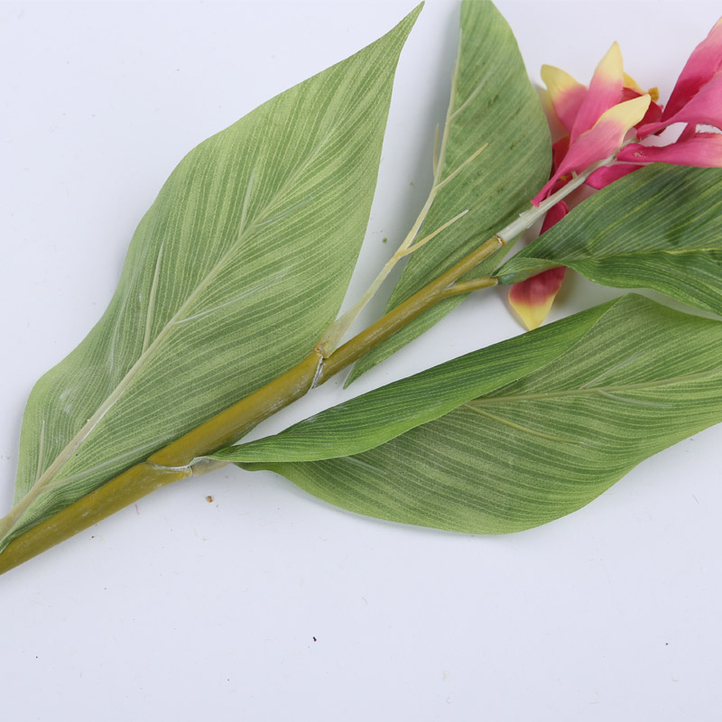 仿真花 粉红色姜花装饰花 样板房办公室家居客厅茶几摆放装饰花 NF273
