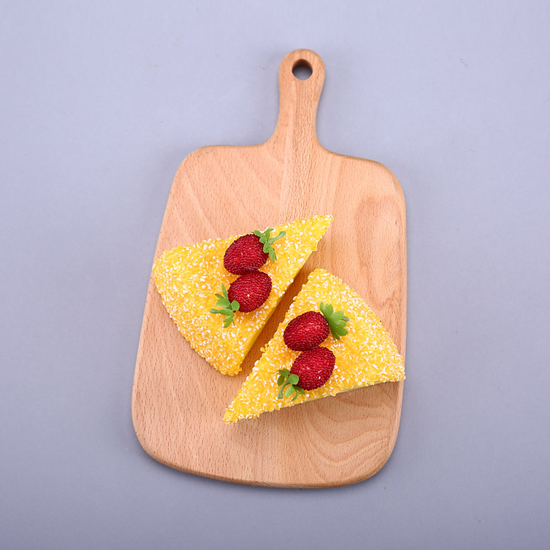 三角玉米蛋糕创意仿真摆件 摄影商店道具厨房橱柜仿真果/食品蔬装饰品 HPG102