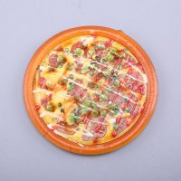 7寸披萨创意仿真摆件 摄影商店道具厨房橱柜仿真果/食品蔬装饰品 HPG01