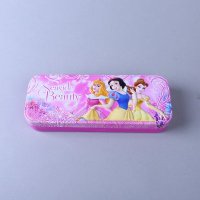 公主图案笔盒粉红色文具盒学生笔盒YT29