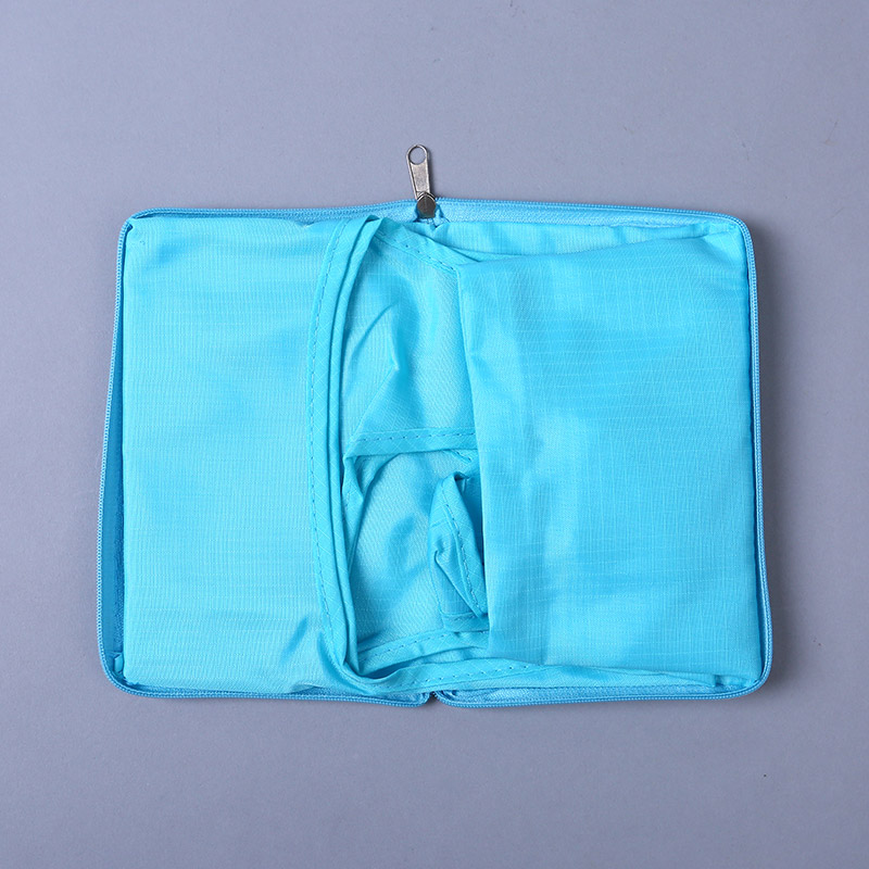 折叠收藏式环保袋 时尚简约纯色长方形便携背心环保袋 GY993