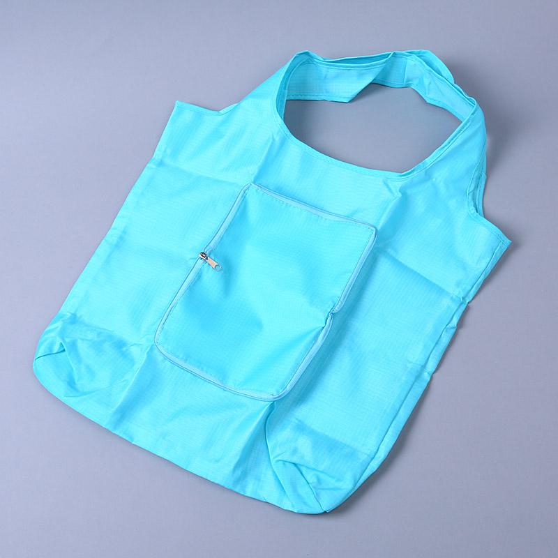 折叠收藏式环保袋 时尚简约纯色长方形便携背心环保袋 GY994