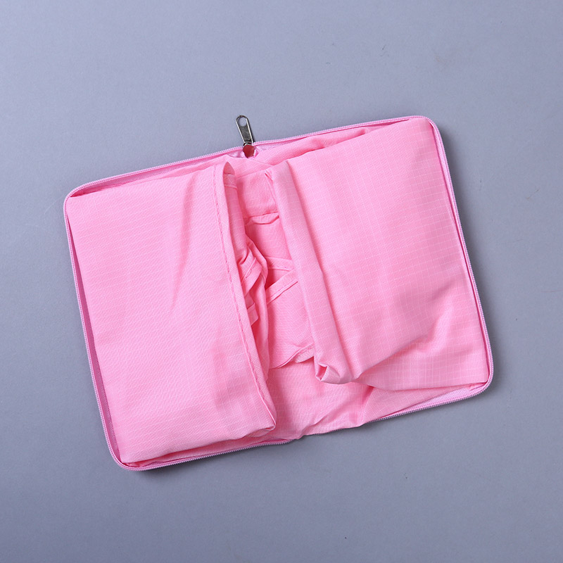 折叠收藏式环保袋 时尚简约纯色长方形便携背心环保袋 GY943