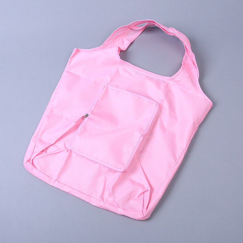 折叠收藏式环保袋 时尚简约纯色长方形便携背心环保袋 GY944