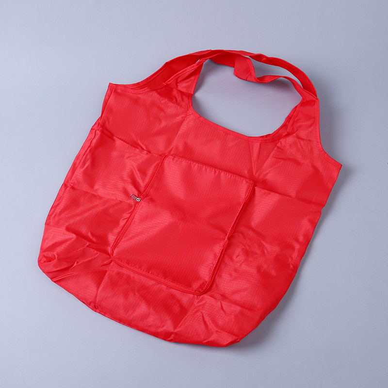 折叠收藏式环保袋 时尚简约纯色长方形便携背心环保袋 GY954