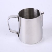 不锈钢冷水壶包邮 奶茶壶 咖啡壶 果汁壶 带盖拉花杯 冰水壶 奶杯 ZS18
