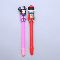 工艺软陶圆珠笔清代人物造型工艺笔MY07
