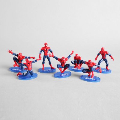 蜘蛛侠七件套造型手办人偶模型 O8