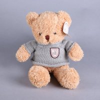 针织毛衣 抱抱熊