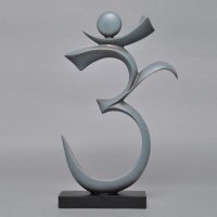 树脂中式简约家居摆件嗡佛教工艺品12002