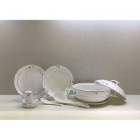 高档骨瓷餐具50头思竹佳音套装