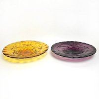 创意时尚水果盘子透明水晶玻璃装饰干糖果盆 12013