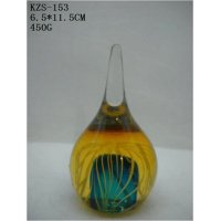 西式琉璃抽象球尖造型摆件客厅卧室装饰