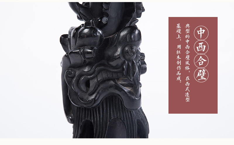 红木玛瑙石独脚圆花几， 晚清（不含税）5