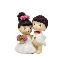 结婚礼品西式小姬挽新娘摆件时尚创意家居用品送礼结婚礼物DY9682