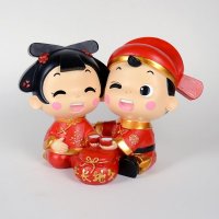 大禹喜格格系列大摆件-天长地久 创意家居工艺品DY9266