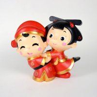 大禹喜格格系列大摆件-相伴一生 创意家居工艺品DY9267