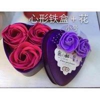 西式浪漫仿真玫瑰香皂花情人节礼物