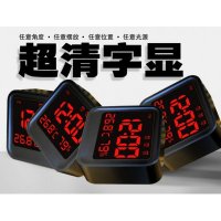 led闹钟 红字闹钟 插电发光钟 温度计湿度计三组闹钟 自动调节亮度台钟