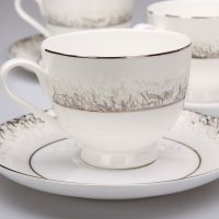 欧式陶瓷咖啡杯套装高档创意10件套陶瓷咖啡杯碟0091