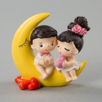 西式情侣甜密粉姬人物摆设树脂工艺品礼物9690