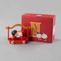结婚礼物阿二情史创意礼品树脂工艺家居摆件