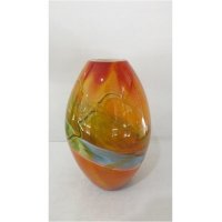 西式琉璃花器装饰瓶摆件客厅书房装饰Vh-1-2-5