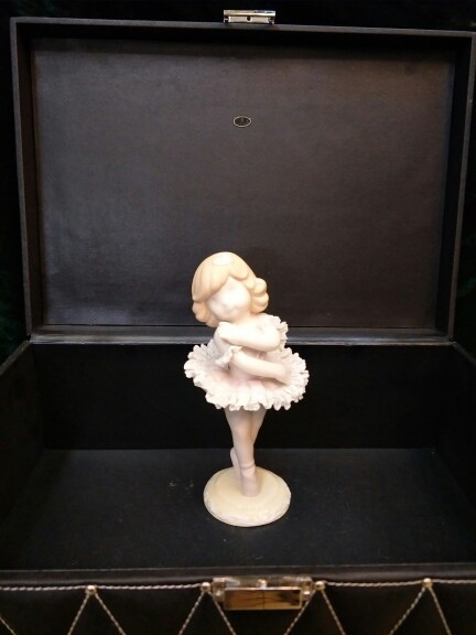 欧式陶瓷芭蕾舞女孩桌面装饰摆件原单尾货4