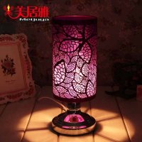 美居雅厂家直销爆款铁艺香薰灯创意触摸感应植物小夜灯TY602
