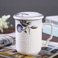 浮雕杯-淡紫飘香