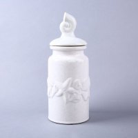 简约创意装饰储物罐摆件 海洋纹盖瓶家居摆设装饰品摆件 SS094